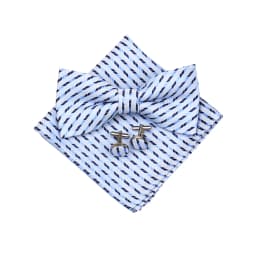 Fashion Bowtie Set Gifts For Men High Quality Bow Tie Handchief Cufflinks 3 Pcs Set Wedding Bussiness Suit Accessories