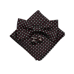Fashion Bowtie Set Gifts For Men High Quality Bow Tie Handchief Cufflinks 3 Pcs Set Wedding Bussiness Suit Accessories