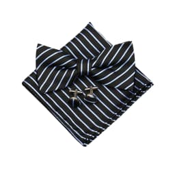 Fashion Bowtie Set Gifts For Men High Quality Bow Tie Handchief Cufflinks 3 Pcs Set Wedding Bussiness Suit Accessories