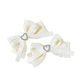 1Pair Bow Lolita Delicate Hair Jewelry Heart Hair Clip Women's Harajuku Steampunk Handmade Headwear Subculture