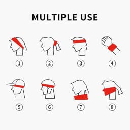 Karate Miyagi LaRusso Lotus Sweatband Stretch Sweat Headband for Unisex Headwrap Hair Bandage Gym Fitness Yoga Hair Sweat Bands