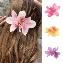 Bohemia Flower Hair Clips Hawaiian Tropical Beach Canna Barrette Women Girls Brides Weddings Hairpins Headwear Hair Accessories