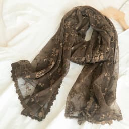 New Lace Long Scarf Embroidery Enlarged Thin Silk Fashion Literary and Retro Shawl Clothing with Korean Version