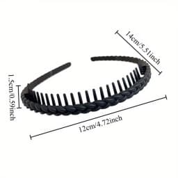 Fashion Plastic Twist Cross Headband for Women Girls with Teeth Non-slip Flexible Hoop Wash Face Hair Styling Accessories New