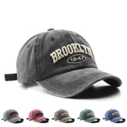 Male Vintage Letter Embroidered Duckbill Cap for Outdoor Travel,Female Sun Protection Shading,Couple Baseball Cap for daily wear