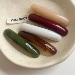 High-quality Acetic Acid Barrettes Solid Color Simple Hair Clips Women Elegant Hairpins Fashion Korean Style Hair Accessories