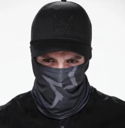 Aiden Pearce Face Mask Hat 2 Pieces/set Watch Dogs Mask Cap Cotton Hat Set Costume Cosplay