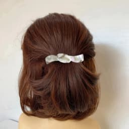 1PC Women's Multicolor Acetate Bow One-Line Spring Clip Thin Hair Half Hair Using Women's Accessory Vacation Style Hair Clip