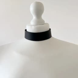Women Punk Gothic Simple Black PU Leather Wide Choker Collar Necklace, Adjustable Accessory for Daily Wear Halloween