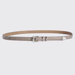 Silver Pin Buckle Thin Belt For Women Fashion Trend Versatile Jeans Accessories Girdle Gothic Retro Simple Pu Leather Waistband