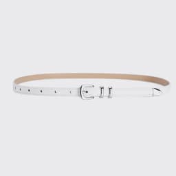 Silver Pin Buckle Thin Belt For Women Fashion Trend Versatile Jeans Accessories Girdle Gothic Retro Simple Pu Leather Waistband