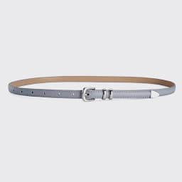 Silver Pin Buckle Thin Belt For Women Fashion Trend Versatile Jeans Accessories Girdle Gothic Retro Simple Pu Leather Waistband
