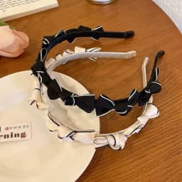 1pc Bow tie headband, Korean style temperament, small fragrance headband, hair clip, headband, pressure hair accessory
