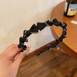 1pc Bow tie headband, Korean style temperament, small fragrance headband, hair clip, headband, pressure hair accessory