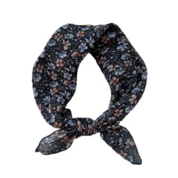 60cm Flower Print Cotton Bandanas Square Scarf Women Girls Headband Accessories Hairscarf Hairscarf
