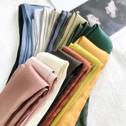 200*5cm Elegant Solid Color Long Ribbon Neck Scarf Women Dinner Party Headband Strip Narrow Decoration Scarf Neck Tie