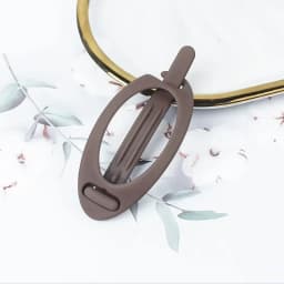 New Elegant French Oval Ponytail Fix Artifact Vintage Hairpin Women Back Head Frosted Hairpinheadwear Girls Hair Accessories