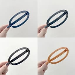 New Elegant French Oval Ponytail Fix Artifact Vintage Hairpin Women Back Head Frosted Hairpinheadwear Girls Hair Accessories