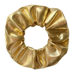 Wholesale 12pcs Metallic Color Scrunchies For Women Gold Silver Black Color Laser Effective Scrunches Set Girls Hair Rope Pack