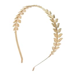 1PC Women's Vintage Baroque European & American Style Bridal Old Leaf Branch Hair Band Crown Fashionable Headband