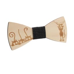 Vintage Wooden Bow Tie For Men Hollow Out Carved Retro Wooden Neck Ties Adjustable Strap Wood Elegant Bowtie Gravata Corbatas