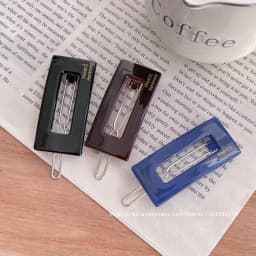 Dopamine candy colored small clip~Korea France cute square small side clip bangs hair clip