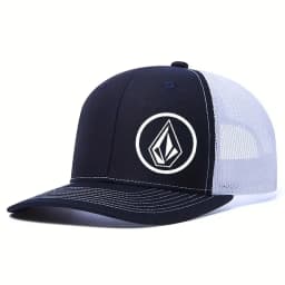 Simple symbol slightly curved printed baseball cap men's and women's outdoor sports events duck cap American truck driver hat tr