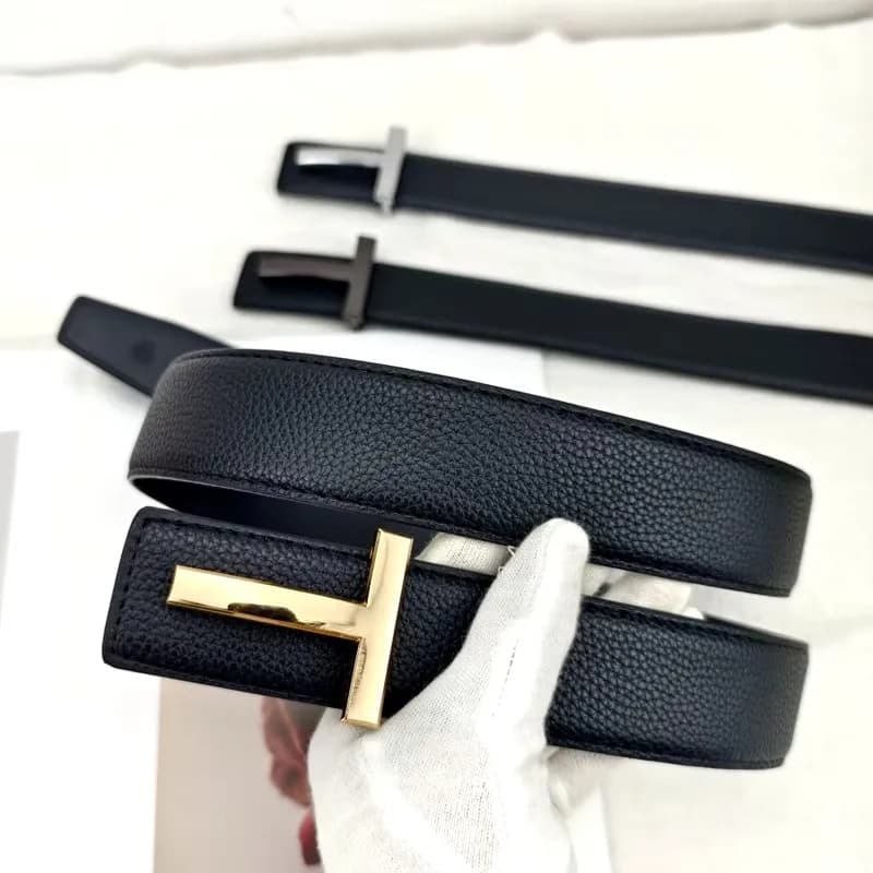 High Quality Business Men Belt Luxury Brand Designer famous Leather Belts for men Jeans Strap Male Metal Buckle work belt