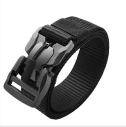 Genuine Tactical Belt Quick Release Magnetic Buckle Belt Soft Real Nylon Sports Accessories Men and Women Belt