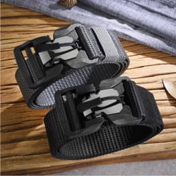 Genuine Tactical Belt Quick Release Magnetic Buckle Belt Soft Real Nylon Sports Accessories Men and Women Belt