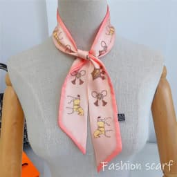 1PC Korean Fashion New Women's Twill Decorative Ribbon Small Scarf Binding Bag Handle Ribbon Hair Band Small Scarf Headband