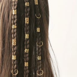 80PCS/Set Vintage Hollow Hair Rings Alloy Hair Cuff Hair Pins Loops Hair Accessories Loc Hair Jewelry for Braids