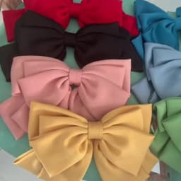 High Quality Bow Hairpin Women Popular Headwear Satin Fixed Hair Clip Large Retro Headdress Ponytail Clip Hair Accessories