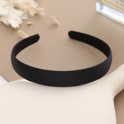1PC Black Simple Wide Headband 1.5 2 2.5 3 cm Girls Women DIY Jewelry Material Cloth Headband Semi-finished Hair Accessories