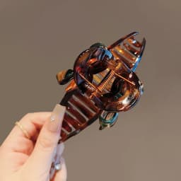 1/2pcs Enamel Oil Painting Bow Shark Clip Temperament High-End Back of the Head Disc Hair Hair Clip Acrylic Clip Clip