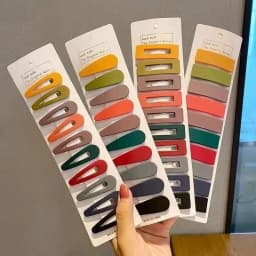 10/60/100pcs Frosted Candy Color Hair Clip For Women Korean Style Side Clip Fashion Hairpin Girl Hair Accessories