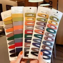 10/60/100pcs Frosted Candy Color Hair Clip For Women Korean Style Side Clip Fashion Hairpin Girl Hair Accessories