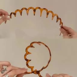 2pcs/set Teeth Non-slip Hair Comb Plastic Headband for Women Girls Sweet Hair Ornament Hairbands Fashion Hair Accessories