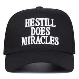 Unisex HESTILL DOES MIRACLES Embroidery Baseball Caps Spring and Autumn Outdoor Adjustable Casual Hats Hip Hop Hat Sunscreen Hat