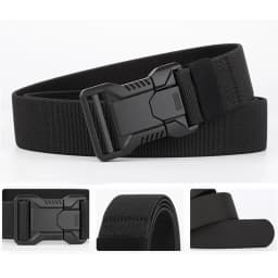 Men's Canvas Belt Breathable Lightweight Quick Disassembly Outdoor Sports Mountaineering Running Sports Belt