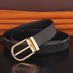 High Quality Classic pin buckle genuine leather belt men luxury brand Formal designer full grain leather cintos masculinos B559