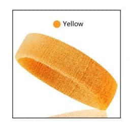 Towel Material Solid High Elastic Thick Sweat Absorbing Running Cycling Outdoor Sports Sweatband Headband Hair Band