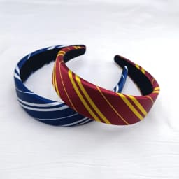 1/4 PCS Magic College Wizard Slytherin Costume Cosplay Style Vintage Hair Hoop Striped Girls Silk Headband Accessories