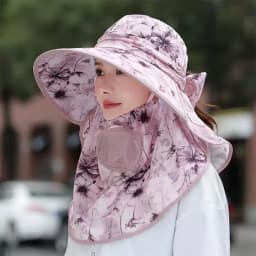 2025 New Wide Brim Sun Hat Face & Cooling Gel Band For Outdoor Wide Brim UV Protection Mesh Sunscreen Hat