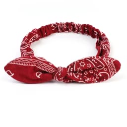 Vintage Cross Knot Elastic Hairbands Turban Bandanas Girls Hair Hands Hair Accessories Boho Women Soft Paisley Print Headbands