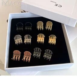 Metal Princess Mini Small Grab Clip Hairpin Women's New High-end Side Bangs Clip Headwear Girls Women Hair Accessories