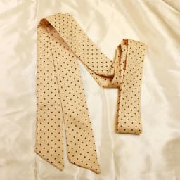 Fashion Dot Ribbon Silk Scarf Women Thin Neck Scarves Lady Small Shawls Bandana Narrow Female Neckerchief Dress Accessories