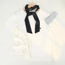 Fashion Dot Ribbon Silk Scarf Women Thin Neck Scarves Lady Small Shawls Bandana Narrow Female Neckerchief Dress Accessories