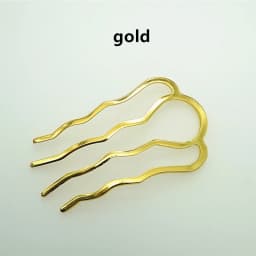 6 Pcs/lot 4-tooth Hair Comb, Metal Hair Stick, Hair Fork, Hair Accessories, Hair Jewelry, Barrette Hair Combs Blank Base