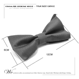 Adjustable Pre-tied Bow Tie For Men Purple Black Yellow Dots Stried Double Fold Bow Ties Waterproof Wedding Business Bowtie